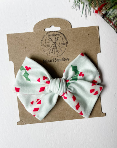 Candycane Bows and Headbands