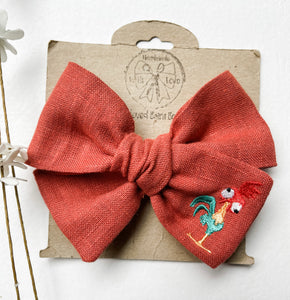 Hei Hei Embroidered Bows