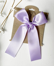 Load image into Gallery viewer, Lavender Satin Bows