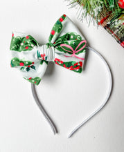 Load image into Gallery viewer, Merry &amp; Bright Bows and Headbands