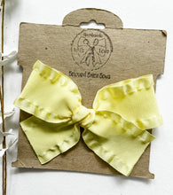 Load image into Gallery viewer, Pastel Handtied Double Ruffle Bows