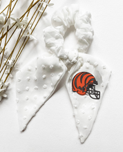 Load image into Gallery viewer, Cincinnati Bengals Scrunchie &amp; Kacy Bow