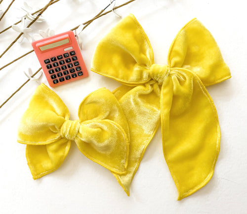 Yellow Silk Velvet Beloveds