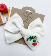 Load image into Gallery viewer, Hungry Caterpillar Handtied Bows