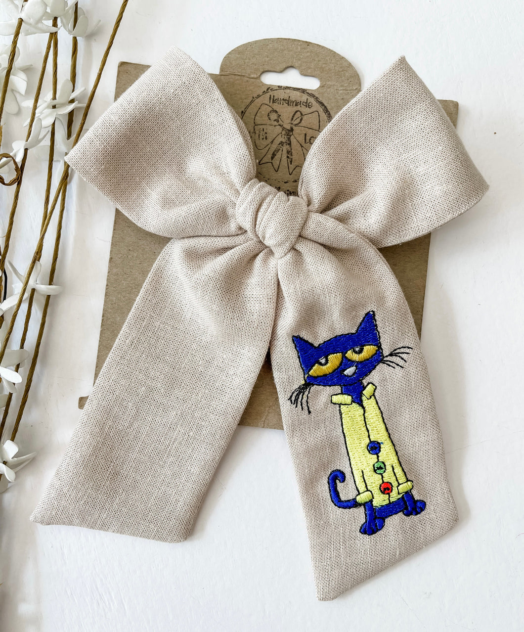 Pete The Cat Bows and Headbands