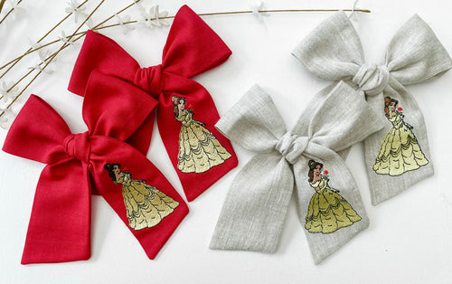 *3 Week TAT* Belle Embroidered Bows