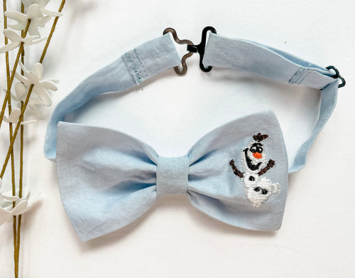 Olaf Embroidered Bow Tie