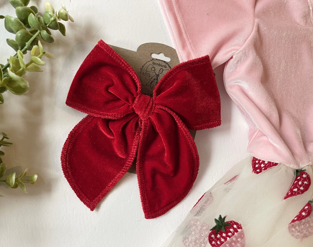 Strawberry Red Kali Bows