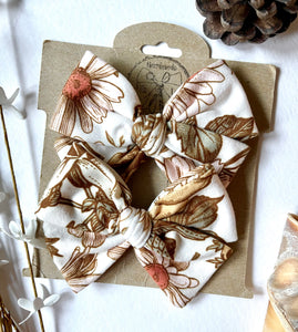 Golden Blooms Bows and Headbands
