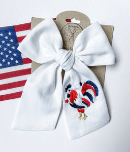 Patriotic Rooster Jayleigh Bows