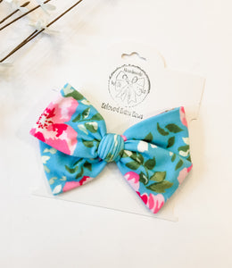 Swirling Floral Bows and Headbands
