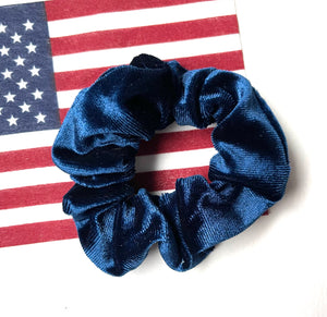 Patriotic Velvet Scrunchies