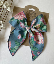 Load image into Gallery viewer, Rose Chambray Beloved Bows and Headbands