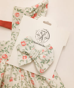 Christmas Floral Handtied Bow