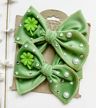 Load image into Gallery viewer, Classic Shamrock Embellished Velvets