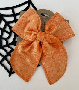 Orange Crushed Velvet Kali