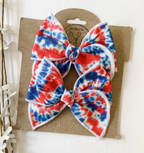 Load image into Gallery viewer, Red, White &amp; Blue Team Tie Dye Beloveds
