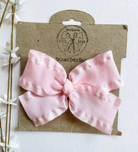 Load image into Gallery viewer, Pastel Handtied Double Ruffle Bows