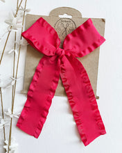 Load image into Gallery viewer, Romantic Vintage Double Ruffle Bows