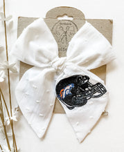 Load image into Gallery viewer, Denver Broncos Scrunchie &amp; Kacy Bow