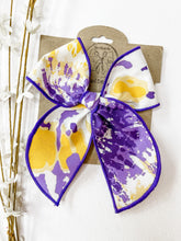 Load image into Gallery viewer, Purple &amp; Yellow/Gold Team Tie Dye Beloveds