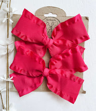 Load image into Gallery viewer, Pigtails Romantic Double Ruffle Bows