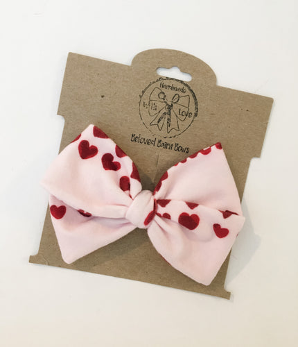 Sweet Pea Hearts Bows and Headbands