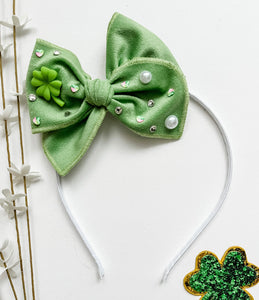 Classic Shamrock Embellished Velvets