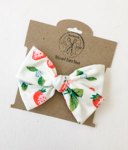 Sweet Strawberry (Red) Bows and Headbands