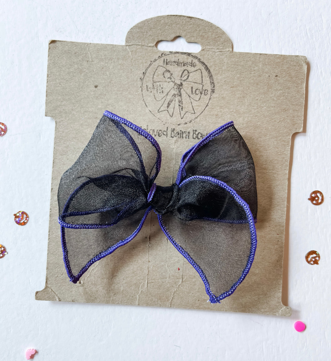 Purple & Black Organza Beloveds