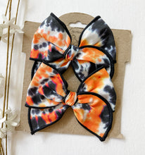 Load image into Gallery viewer, Black &amp; Orange Team Tie Dye Beloveds