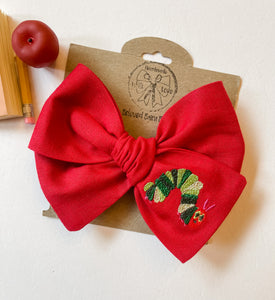 Hungry Caterpillar Handtied Bows