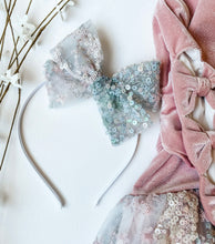 Load image into Gallery viewer, Winter Fairytale Bows and Headbands
