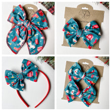 Load image into Gallery viewer, Holiday Magic Bows and Headbands