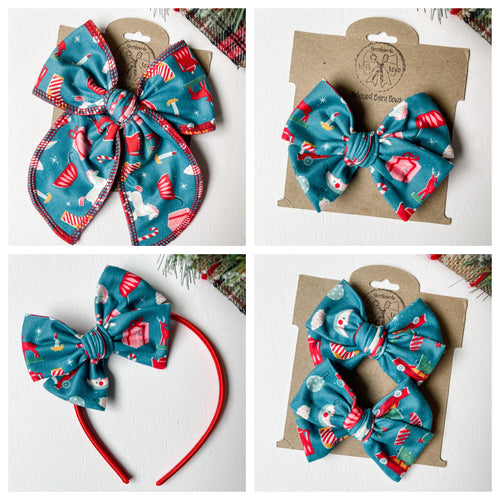 Holiday Magic Bows and Headbands