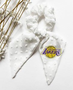LA Lakers Scrunchie &Kacy Bow