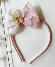 Load image into Gallery viewer, Pink Lurex Beloved Bows