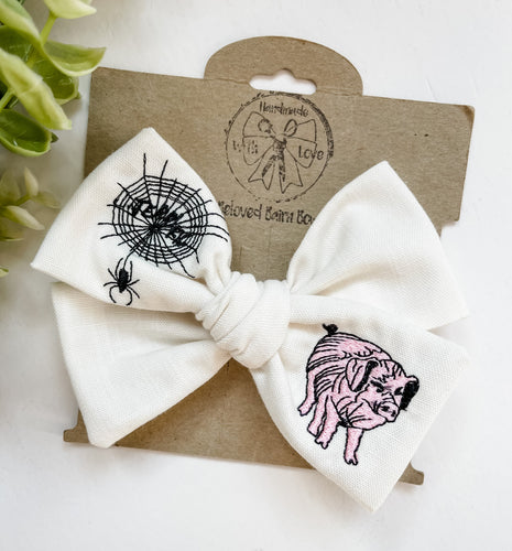 Charlotte’s Web Bows and Headbands