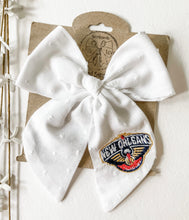 Load image into Gallery viewer, New Orleans Pelicans Scrunchies &amp; Kacy Bow