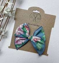 Load image into Gallery viewer, Rose Chambray Beloved Bows and Headbands