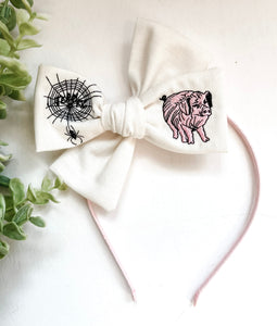 Charlotte’s Web Bows and Headbands
