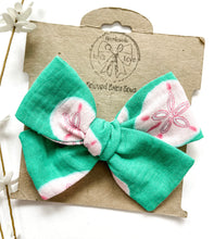 Load image into Gallery viewer, Sand Dollar Bows and Headbands