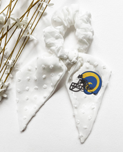 Load image into Gallery viewer, Los Angeles Rams Scrunchie &amp; Kacy Bow
