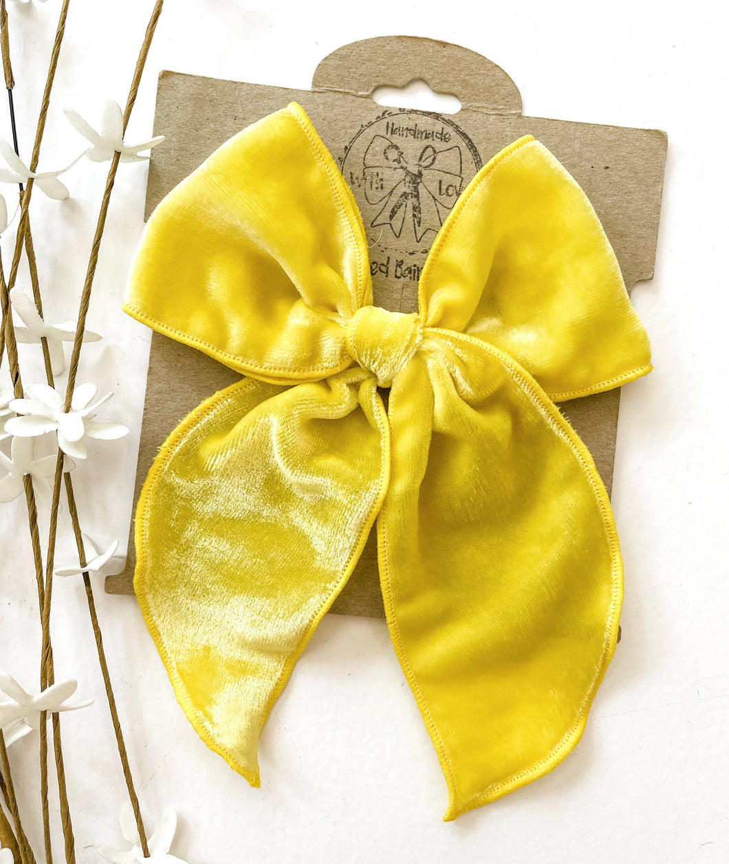 *SALE* Yellow Silk Velvet Beloveds