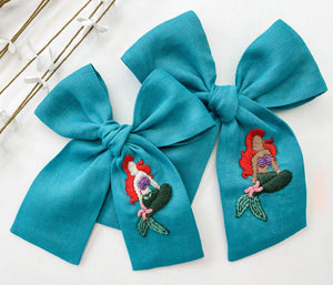 Ariel Embroidered Bows